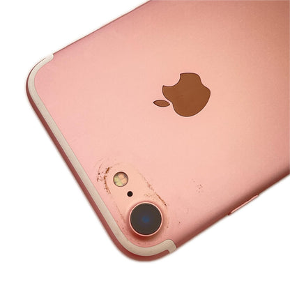 【最速発送】Apple iPhone iPhone 7 128GB ローズゴールド au 白ロム【難有】