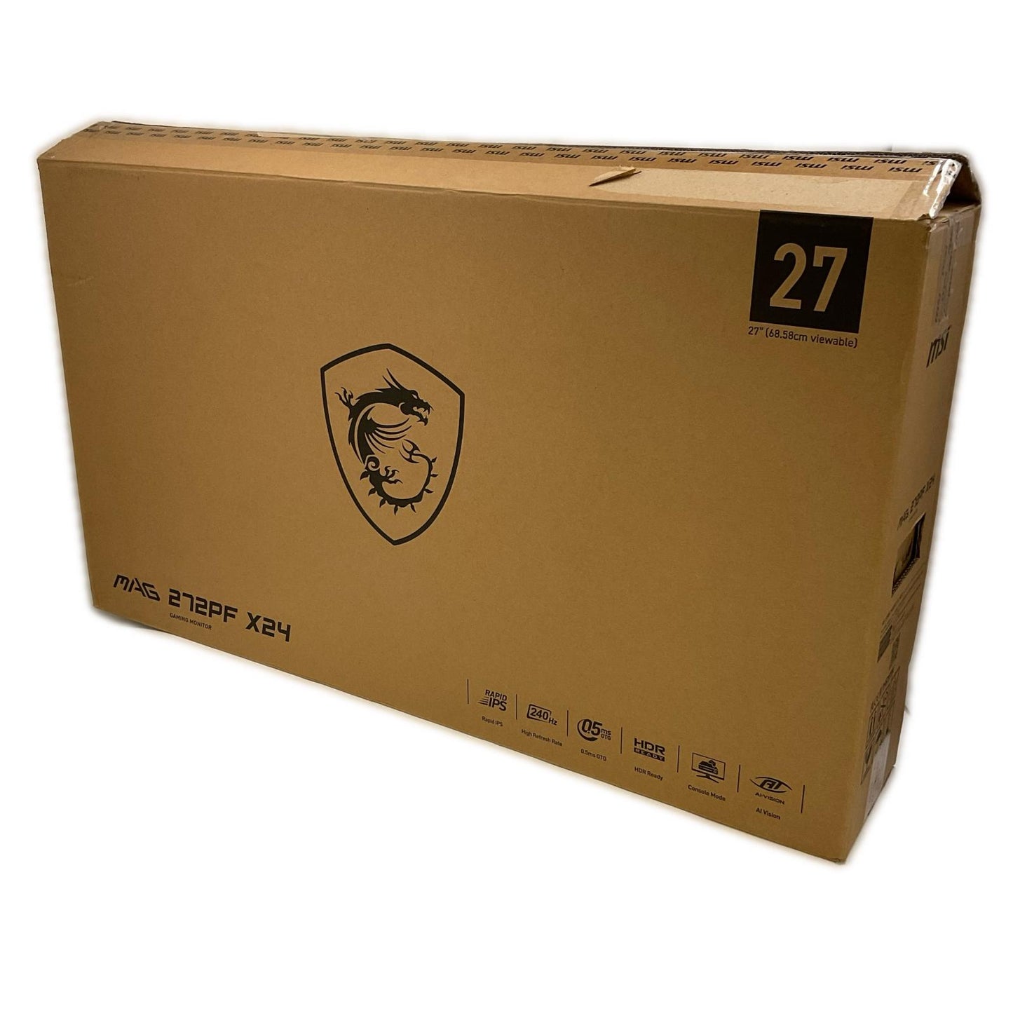 【全額返金保証】【最速発送】MSI MAG 272PF X24 3CE5 27インチ 美品 動作確認済