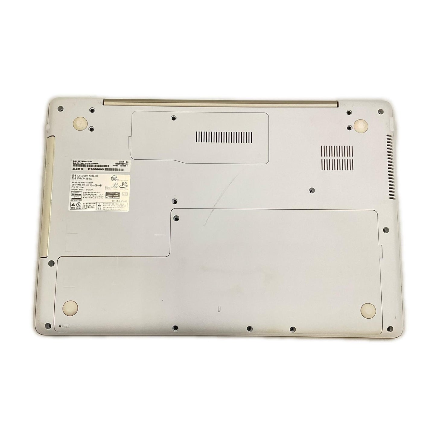 【全額返金保証】【最速発送】FUJITSU LIFEBOOK FMVA42B2G Intel(R) Celeron(R) CPU 3865U @ 1.80GHz 4GB HDD 1TB 美品 動作確認済