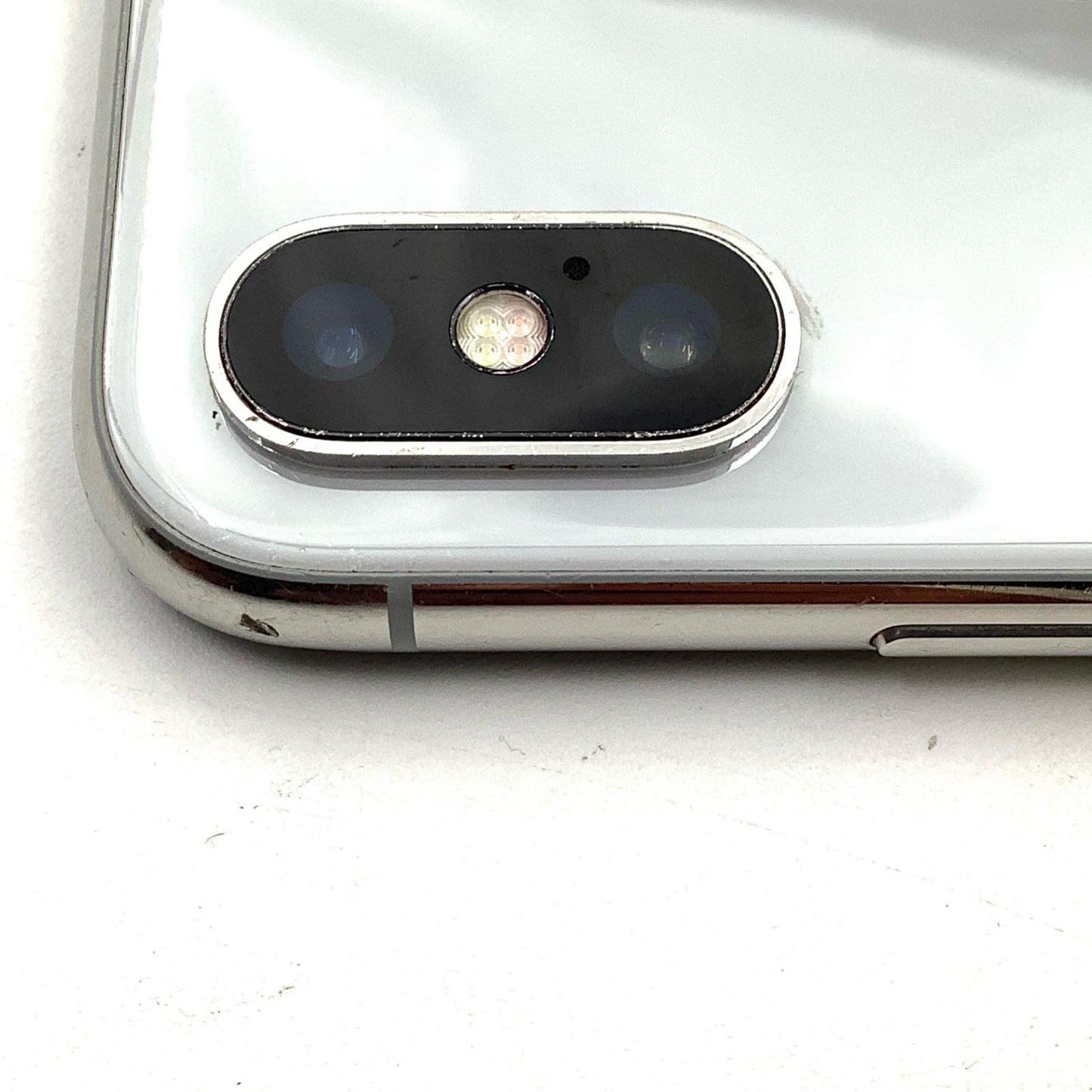 【最速発送】Apple iPhone iPhone X 256GB シルバー 白ロム【難有】 88%