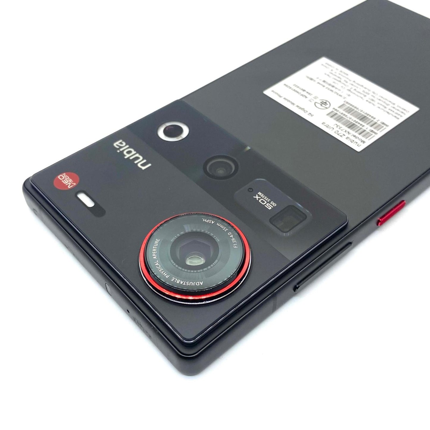 【全額返金保証】【最速発送】ZTE nubia Z70 Ultra 512GB ブラック SIMフリー NX733J 超美品 動作確認済