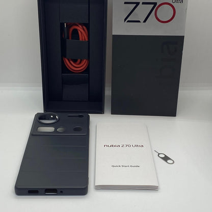 【全額返金保証】【最速発送】ZTE nubia Z70 Ultra 512GB ブラック SIMフリー NX733J 超美品 動作確認済