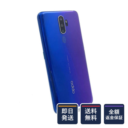 【全額返金保証】【最速発送】OPPO A5 2020 64GB ブルー 楽天モバイル SIMフリー CPH1943 白ロム 動作確認済