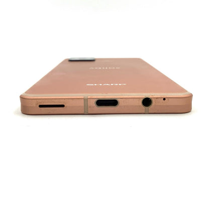 【全額返金保証】【最速発送】SHARP AQUOS sense6 64GB ライトカッパー 楽天モバイル SIMフリー SH-RM19 白ロム 動作確認済