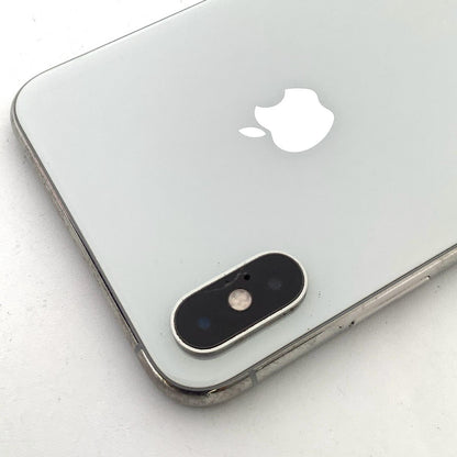 【全額返金保証】【最速発送】Apple iPhone iPhone XS Max 64GB シルバー Softbank 白ロム 動作確認済 85%
