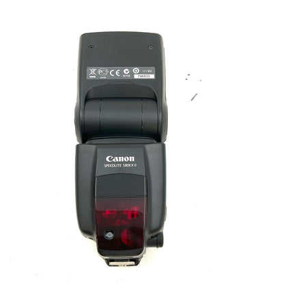 【全額返金保証】【最速発送】Canon スピードライト 580EX II 美品 動作確認済