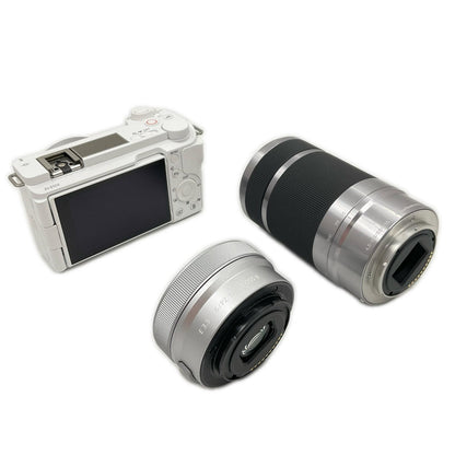【全額返金保証】【最速発送】 デジタル一眼 VLOGCAM ZV-E10M2X ダブルズームレンズキット 動作確認済