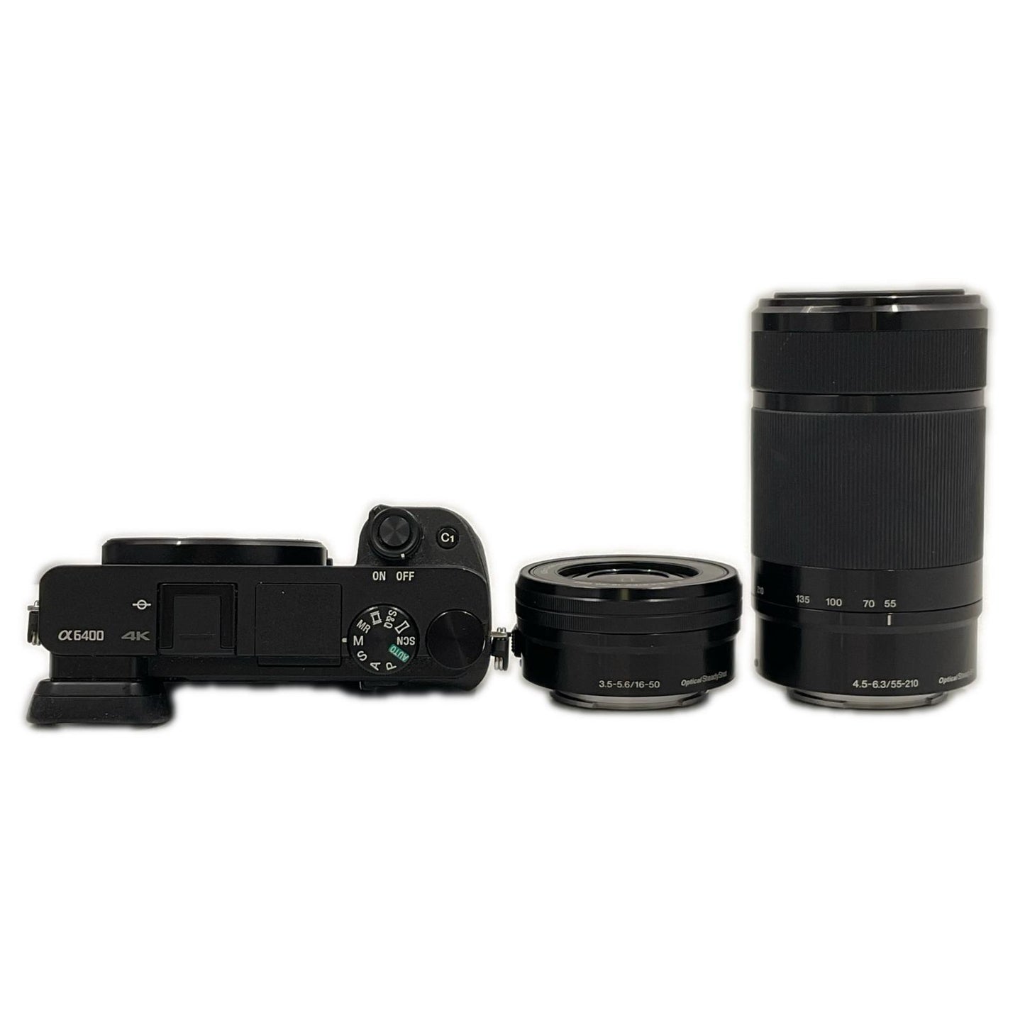 【全額返金保証】【最速発送】 デジタル一眼 α6400 ILCE-6400Y ダブルズームレンズキット 動作確認済