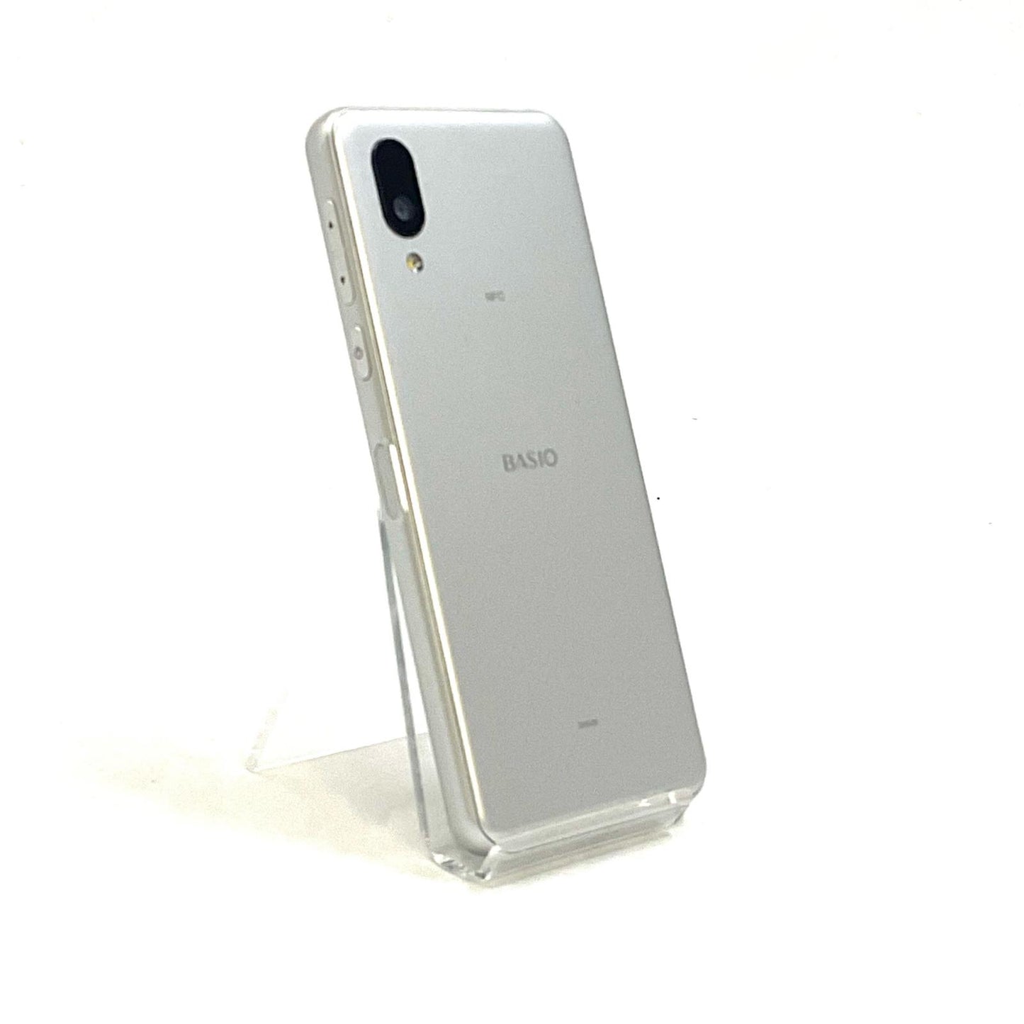 【最速発送】 BASIO active 64GB シルバー系 au SIMフリー SHG09 白ロム【難有】