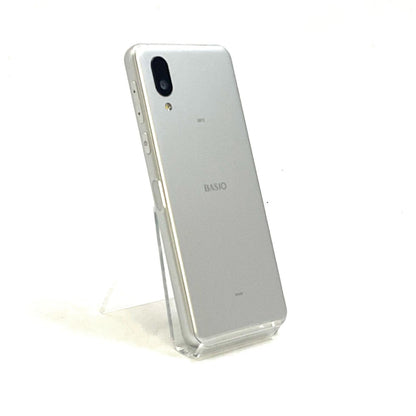 【最速発送】 BASIO active 64GB シルバー系 au SIMフリー SHG09 白ロム【難有】
