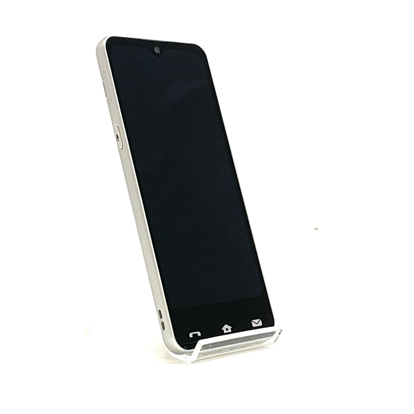 【最速発送】 BASIO active 64GB シルバー系 au SIMフリー SHG09 白ロム【難有】