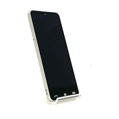 【最速発送】 BASIO active 64GB シルバー系 au SIMフリー SHG09 白ロム【難有】