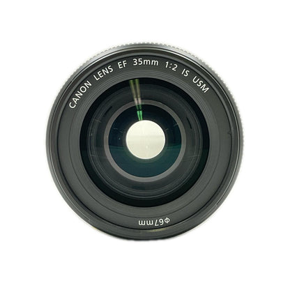 【全額返金保証】【最速発送】Canon EF35mm F2 IS USM 超美品 動作確認済