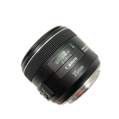 【全額返金保証】【最速発送】Canon EF35mm F2 IS USM 超美品 動作確認済