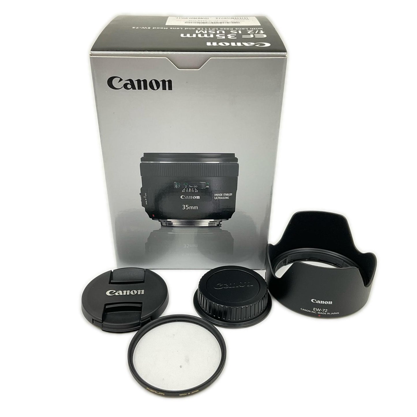 【全額返金保証】【最速発送】Canon EF35mm F2 IS USM 超美品 動作確認済