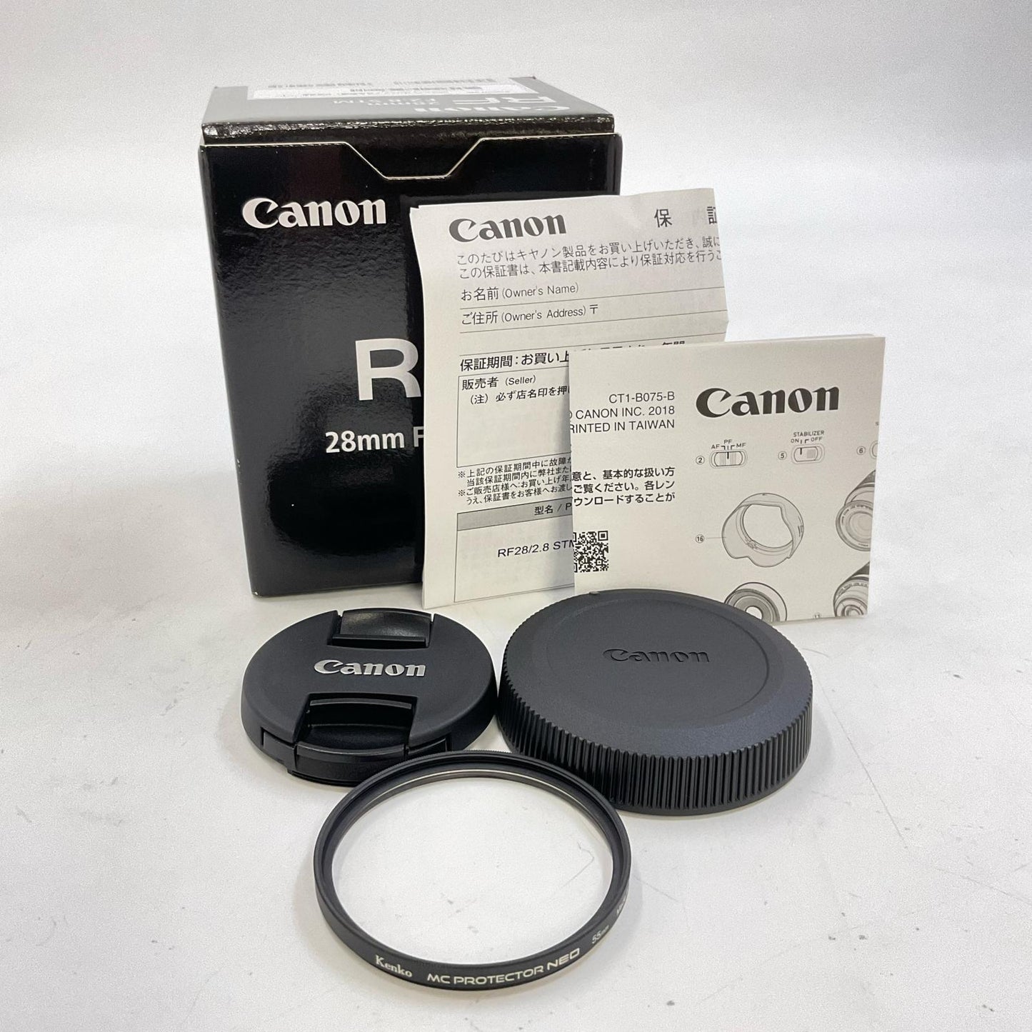 【全額返金保証】【最速発送】Canon RF28mm F2.8 STM 超美品 動作確認済