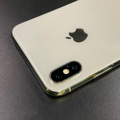 【最速発送】Apple iPhone iPhone X 64GB シルバー au SIMフリー 白ロム【難有】 71%