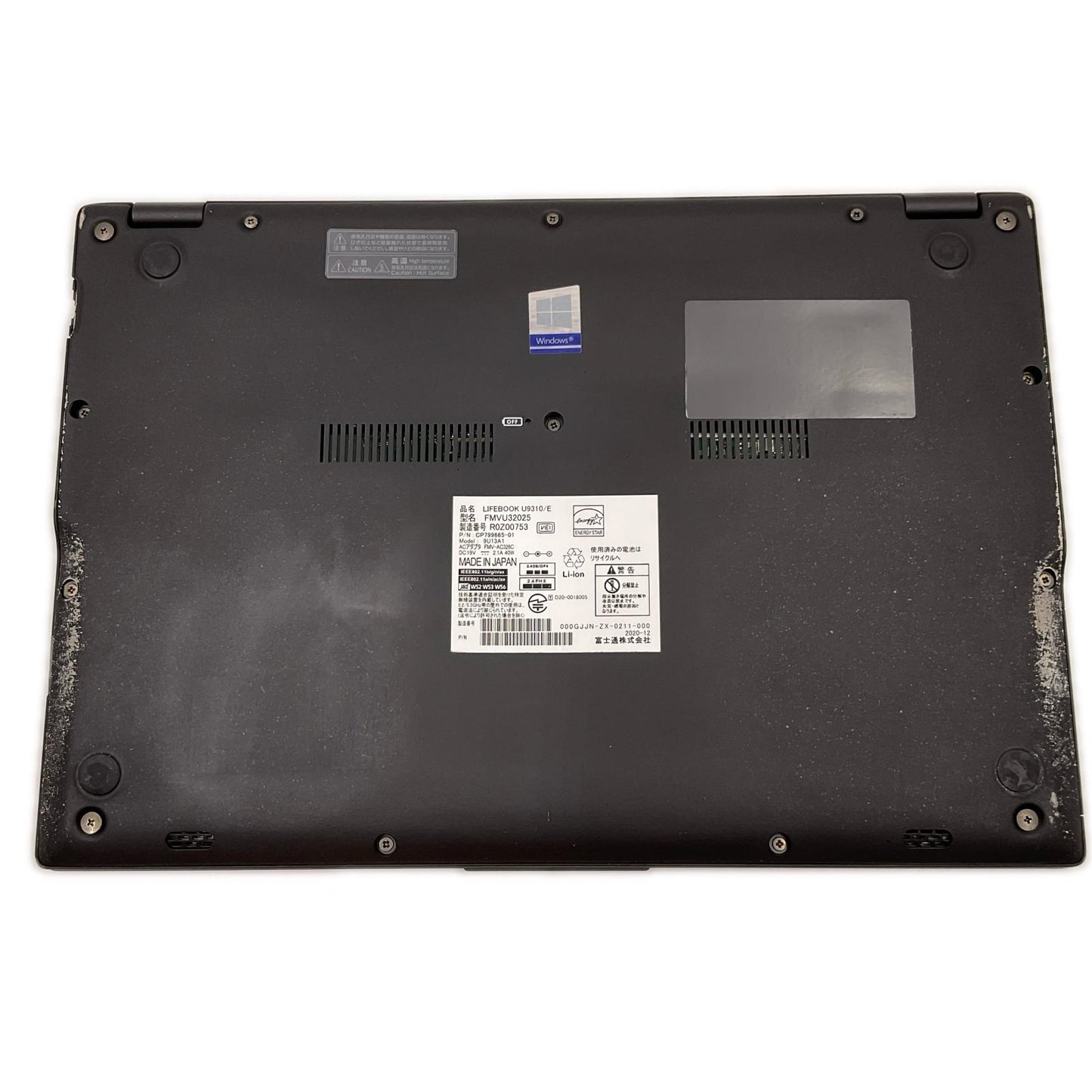【全額返金保証】【最速発送】富士通 LIFEBOOK U9310/E i5-10310U 1.7GHz 8GB M.2 SSD 512GB 45.9% 動作確認済