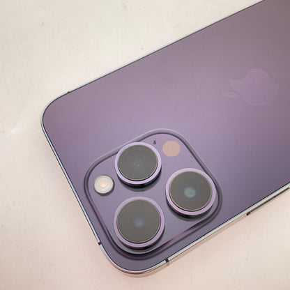 【全額返金保証】【最速発送】Apple iPhone iPhone 14 Pro Max 256GB パープル au 白ロム 動作確認済 79%