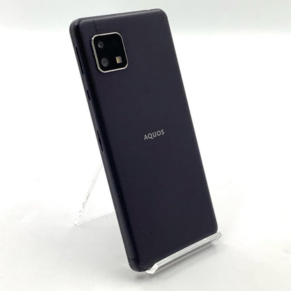 【全額返金保証】【最速発送】SHARP AQUOS sense4 basic 64GB ブラック Softbank A003SH 白ロム 動作確認済