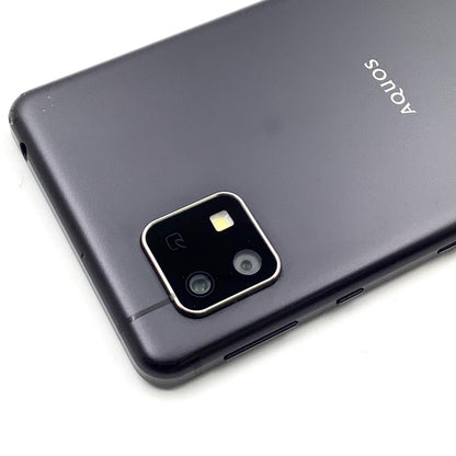 【全額返金保証】【最速発送】SHARP AQUOS sense4 basic 64GB ブラック Softbank A003SH 白ロム 動作確認済