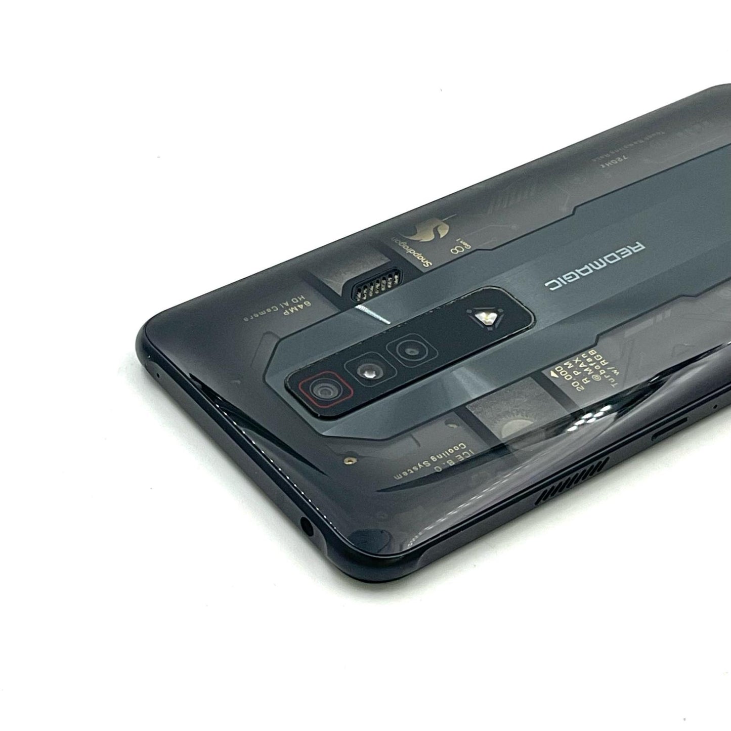【全額返金保証】【最速発送】ZTE REDMAGIC 7 256GB ブラック SIMフリー NX679J 白ロム 動作確認済