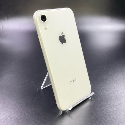 【全額返金保証】【最速発送】Apple iPhone iPhone XR 256GB ホワイト SIMフリー 白ロム 美品 動作確認済 77%