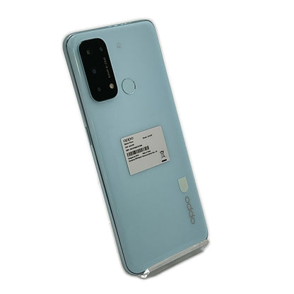 【全額返金保証】【最速発送】OPPO Reno 5A 128GB アイスブルー Softbank SIMフリー A101OP 白ロム 超美品 動作確認済