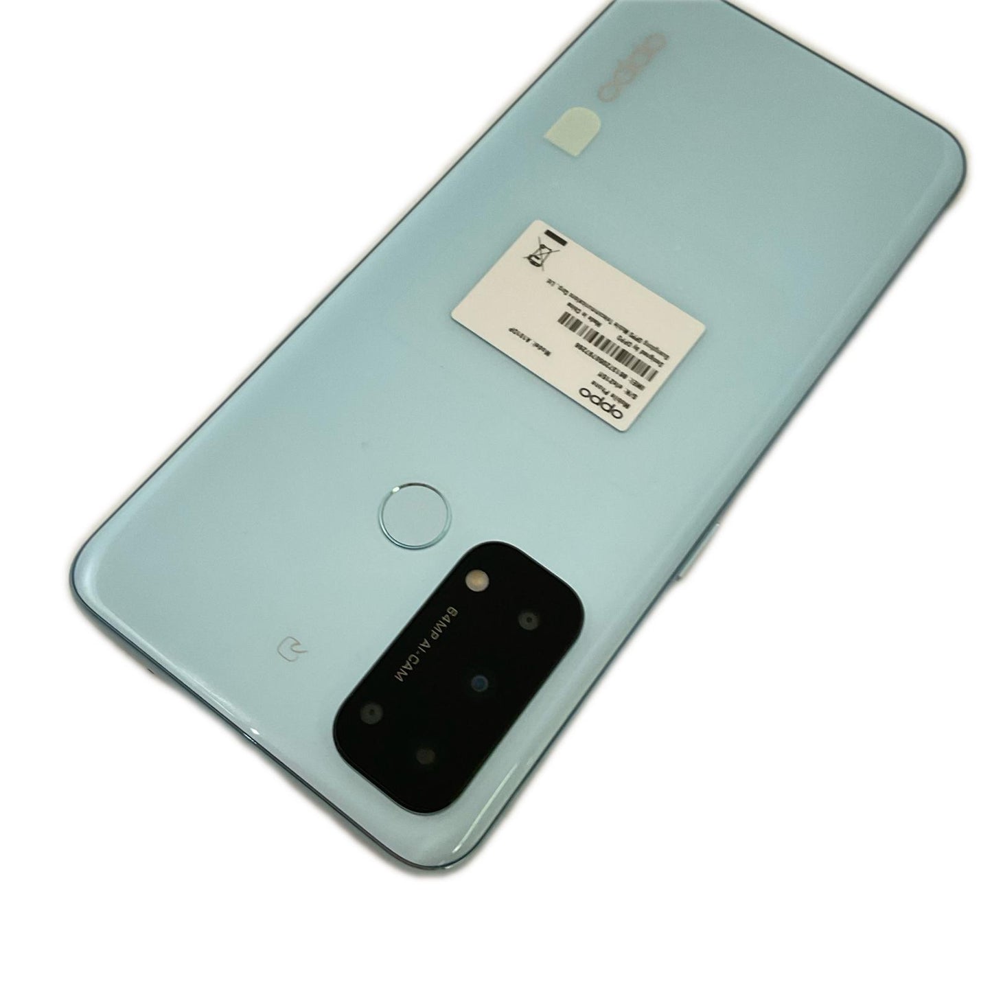 【全額返金保証】【最速発送】OPPO Reno 5A 128GB アイスブルー Softbank SIMフリー A101OP 白ロム 超美品 動作確認済