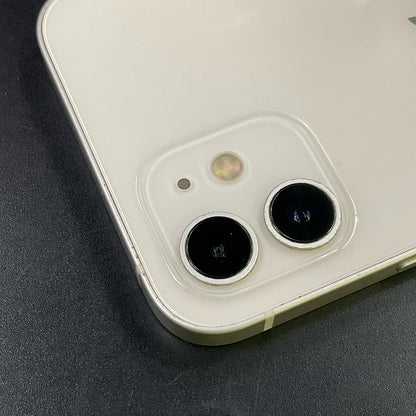 【全額返金保証】【最速発送】Apple iPhone iPhone 12 128GB ホワイト docomo SIMフリー 白ロム 動作確認済 74%