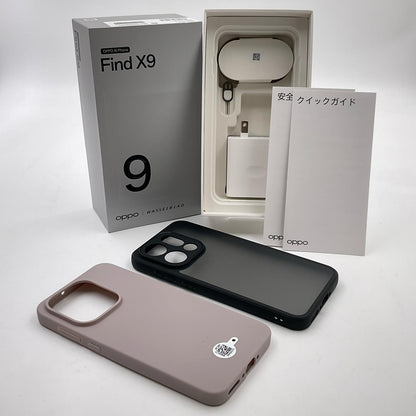 【全額返金保証】【最速発送】OPPO Find X 9 512GB チタニウムグレー SIMフリー CPH2797 白ロム 超美品 動作確認済