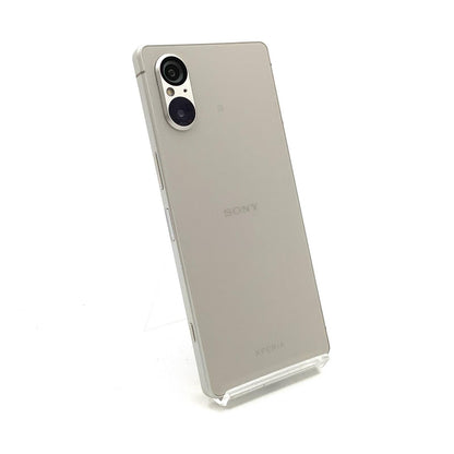 【全額返金保証】【最速発送】Sony Xperia 5 V 256GB ホワイト 白ロム 美品 動作確認済
