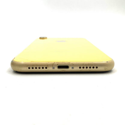 【最速発送】Apple iPhone iPhone XR 64GB イエロー au SIMフリー 白ロム【難有】 83%