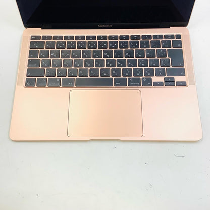 【全額返金保証】【最速発送】Apple MacBook Air 13インチ 2020 Apple M1 8GB 256GB ゴールド 92% 美品 動作確認済