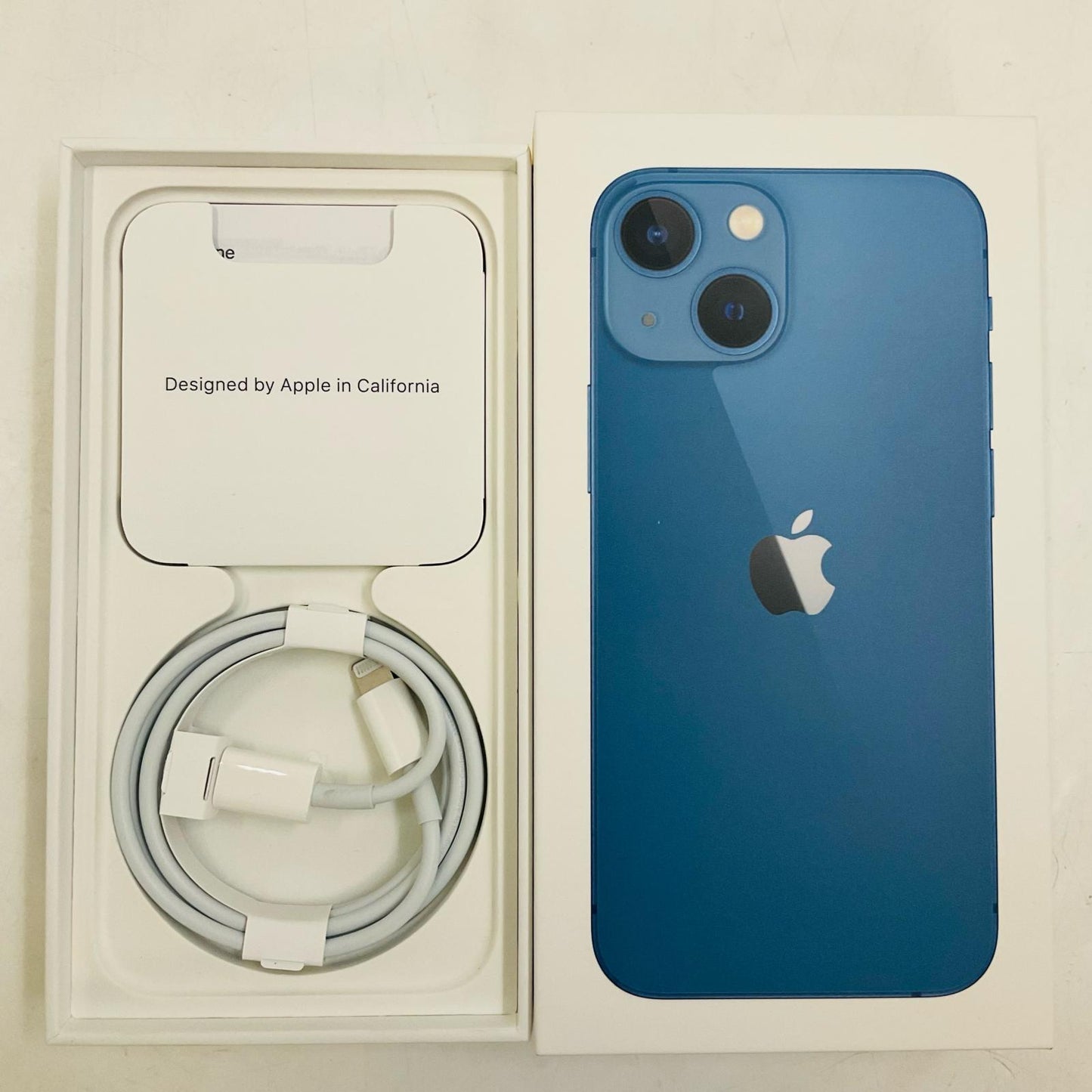 【全額返金保証】【最速発送】Apple iPhone iPhone 13 mini 128GB ブルー SIMフリー 白ロム 美品 動作確認済 89%