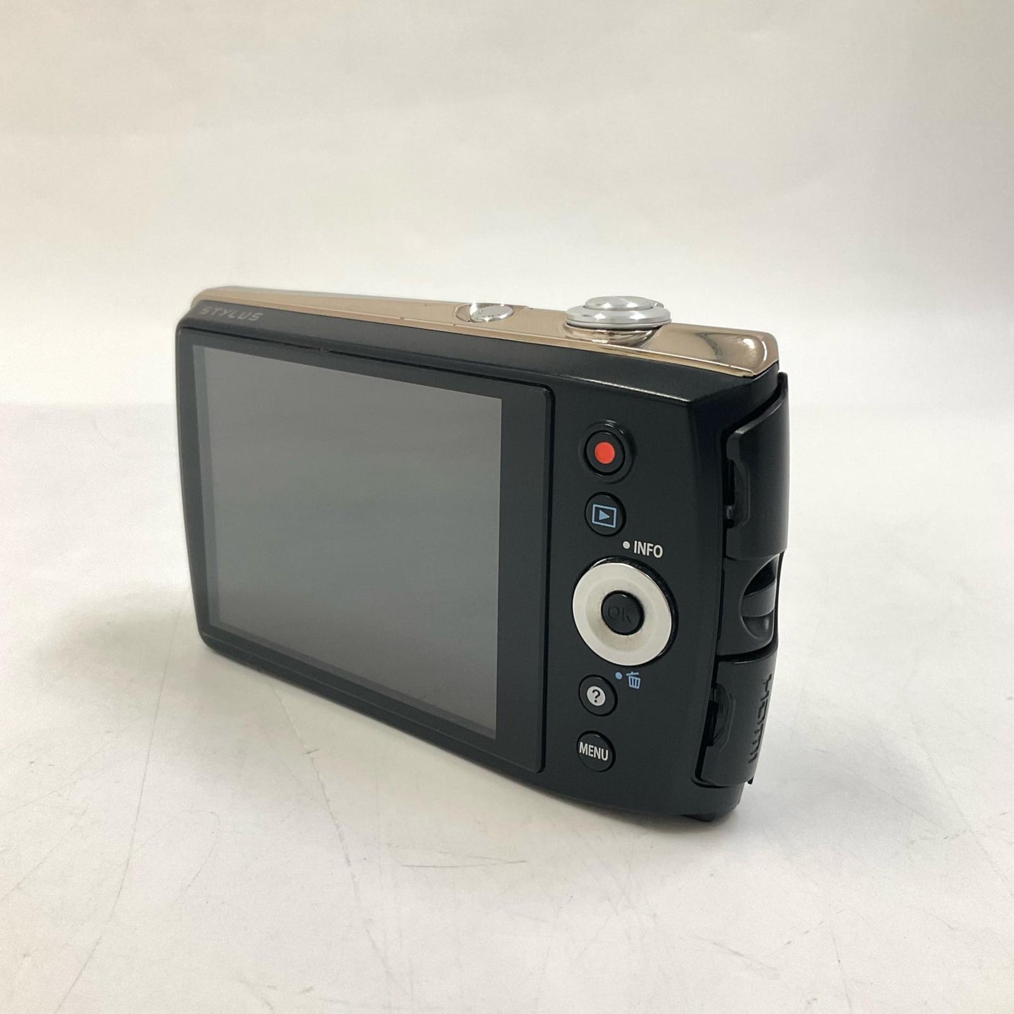 【全額返金保証】【最速発送】OLYMPUS コンパクトデジタルカメラ STYLUS VH-515 ブラウン 動作確認済