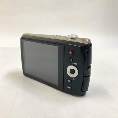 【全額返金保証】【最速発送】OLYMPUS コンパクトデジタルカメラ STYLUS VH-515 ブラウン 動作確認済