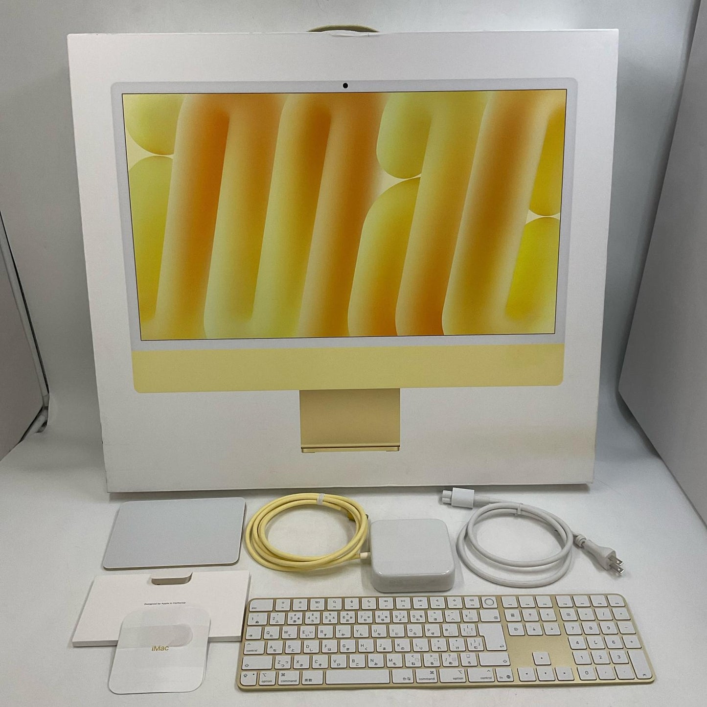 【全額返金保証】【最速発送】Apple iMac 24インチ Apple M4 32GB SSD 2TB イエロー 美品 動作確認済