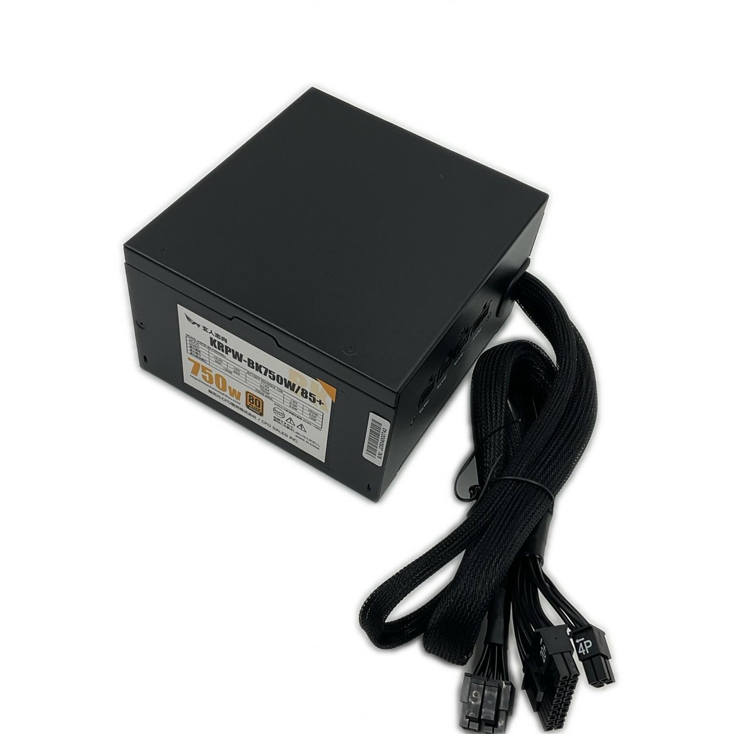 【全額返金保証】【最速発送】玄人志向 電源ユニット ATX12V Ver2.4/EPS12V Ver2.92電源ユニット KRPW-BK750W/85+ 美品 動作確認済