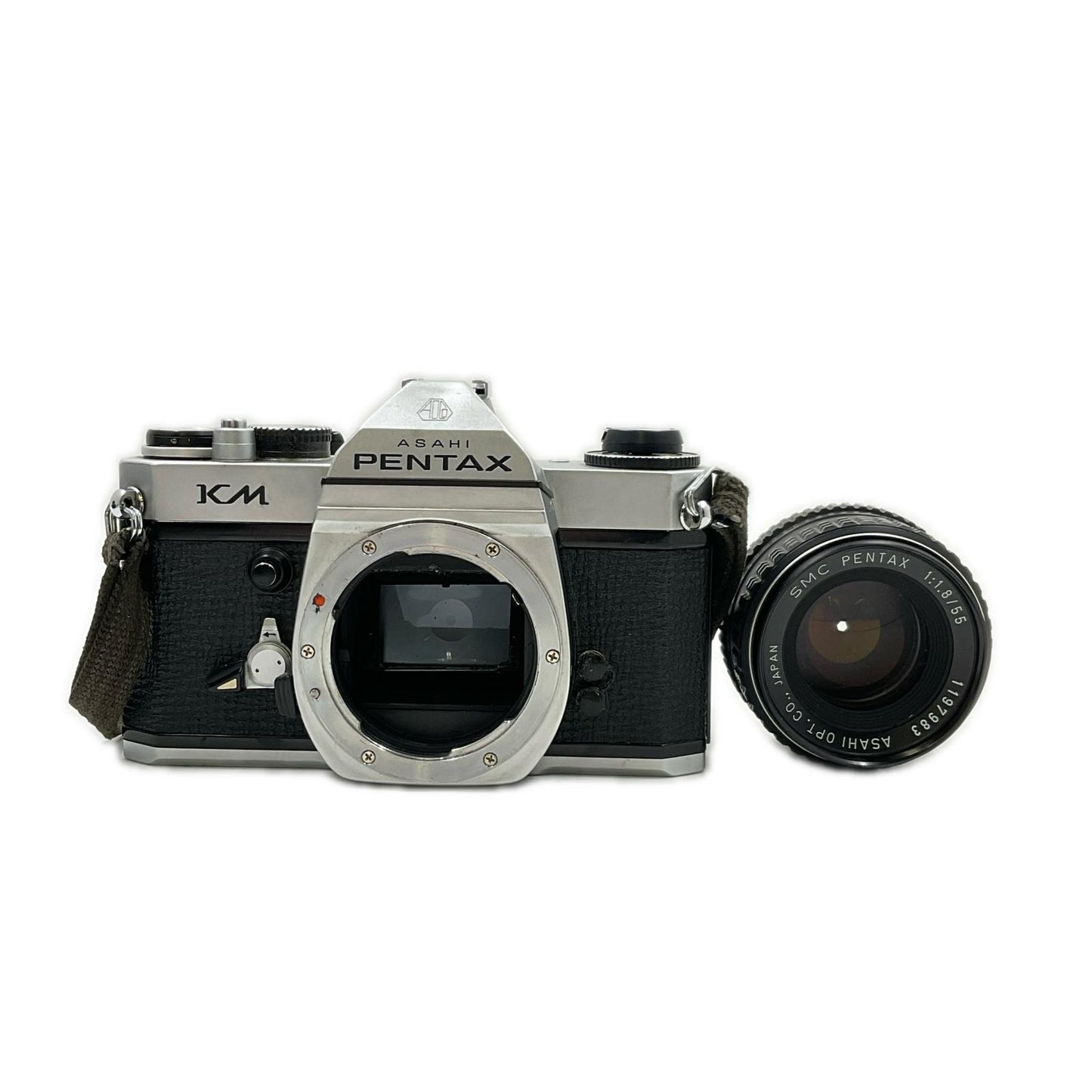 【最速発送】PENTAX KM ブラックペイント SMC PENTAX 55mm f1.8【難有】