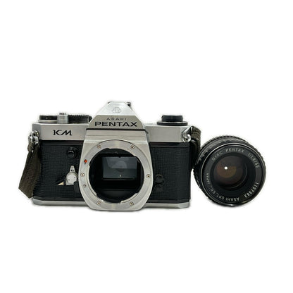 【最速発送】PENTAX KM ブラックペイント SMC PENTAX 55mm f1.8【難有】