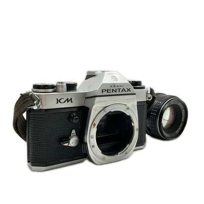【最速発送】PENTAX KM ブラックペイント SMC PENTAX 55mm f1.8【難有】