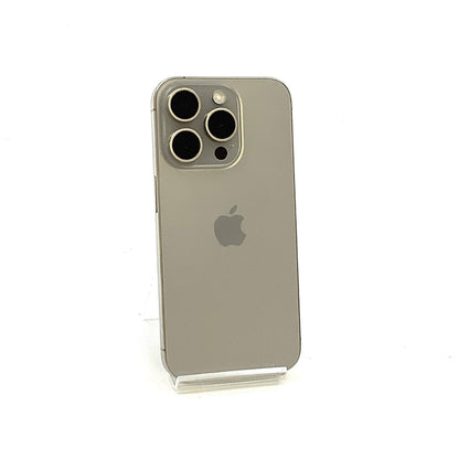 【全額返金保証】【最速発送】Apple iPhone iPhone 15 Pro 128GB ナチュラルチタニウム SIMフリー 白ロム 美品 動作確認済 90%