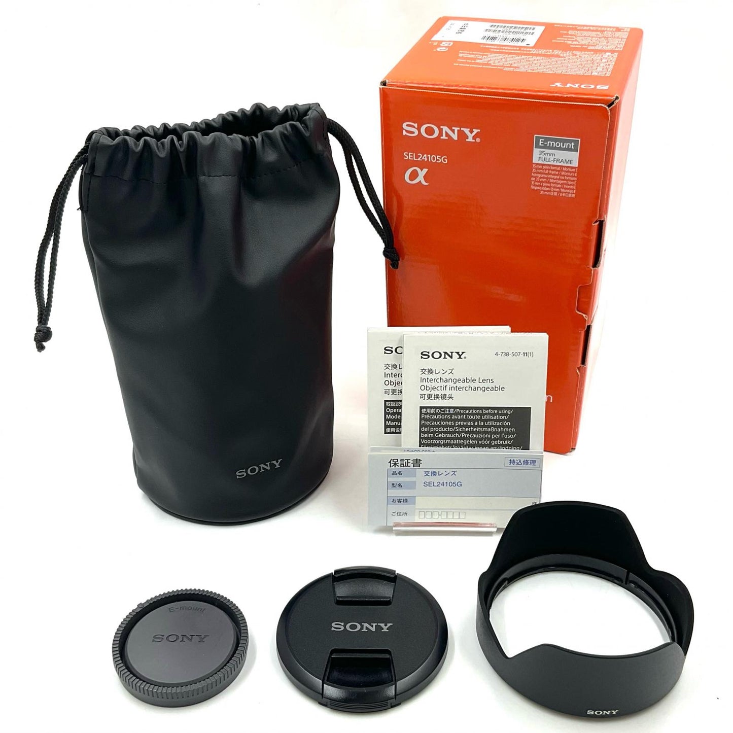 【全額返金保証】【最速発送】Sony FE 24-105mm F4 G OSS SEL24105G 美品 動作確認済