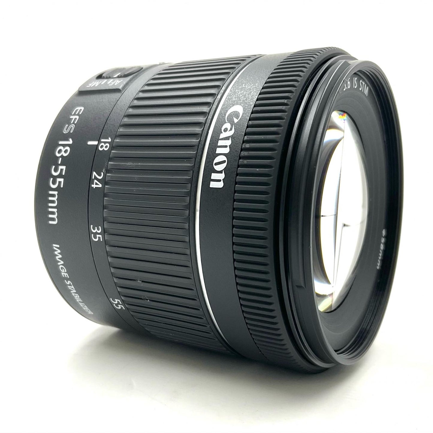 【全額返金保証】【最速発送】Canon EF-S 18-55mm F4-5.6 IS STM 美品 動作確認済