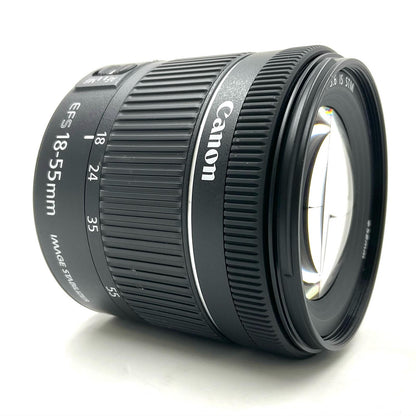 【全額返金保証】【最速発送】Canon EF-S 18-55mm F4-5.6 IS STM 美品 動作確認済