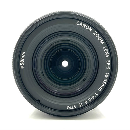【全額返金保証】【最速発送】Canon EF-S 18-55mm F4-5.6 IS STM 美品 動作確認済