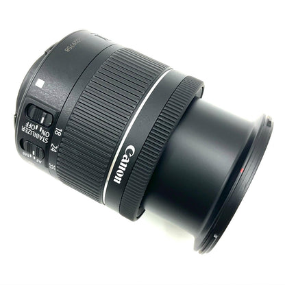【全額返金保証】【最速発送】Canon EF-S 18-55mm F4-5.6 IS STM 美品 動作確認済