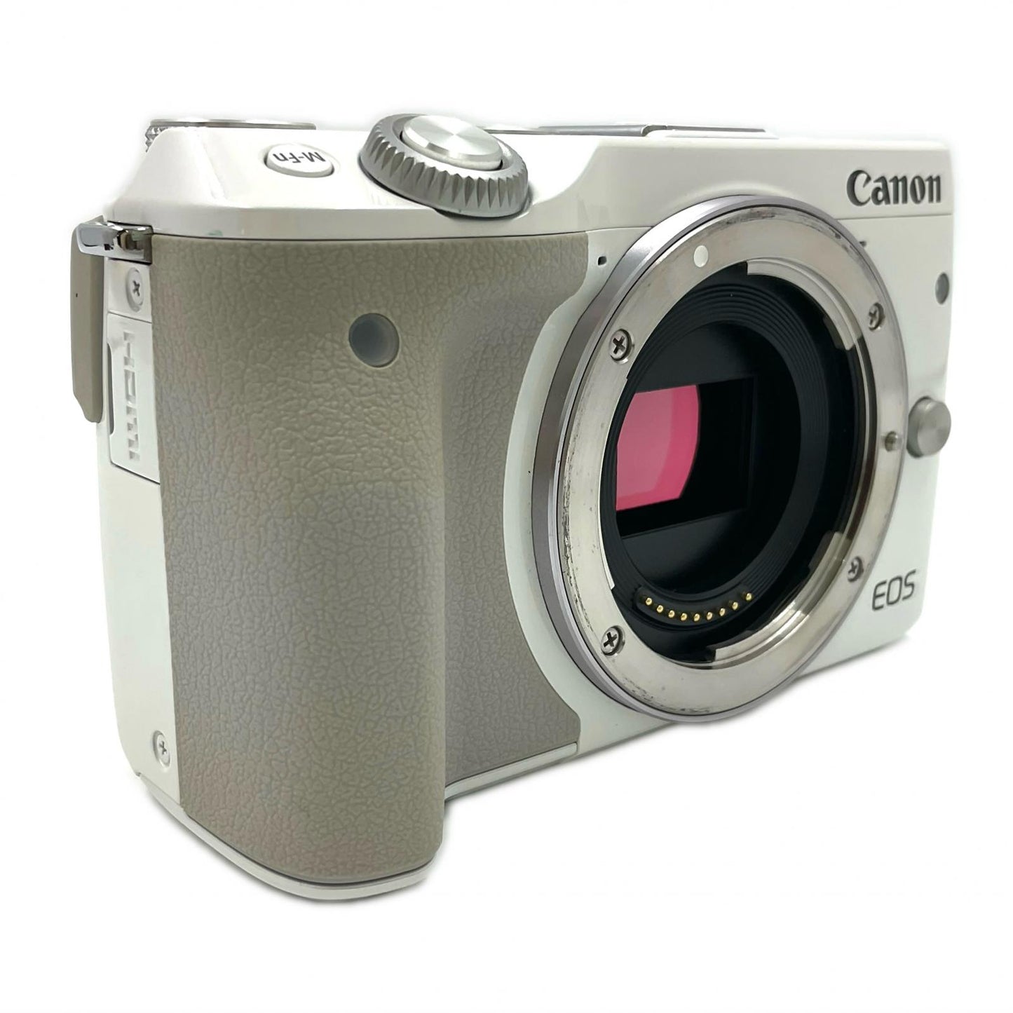 【全額返金保証】【最速発送】Canon デジタル一眼 EOS M3 ボディ ホワイト 美品 動作確認済