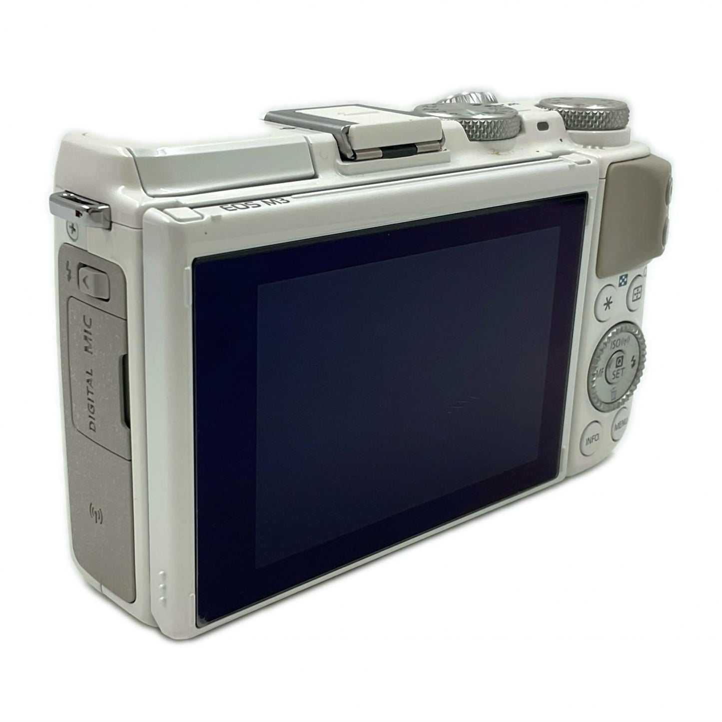【全額返金保証】【最速発送】Canon デジタル一眼 EOS M3 ボディ ホワイト 美品 動作確認済